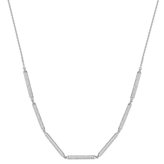 Collier Rosato Femme Bianca in Argent Cubic Zirconia RZBI08 - RZBI08